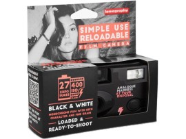 Lomography Simple Use Reloadable Black & White Film Camera (27-Exposure Roll)